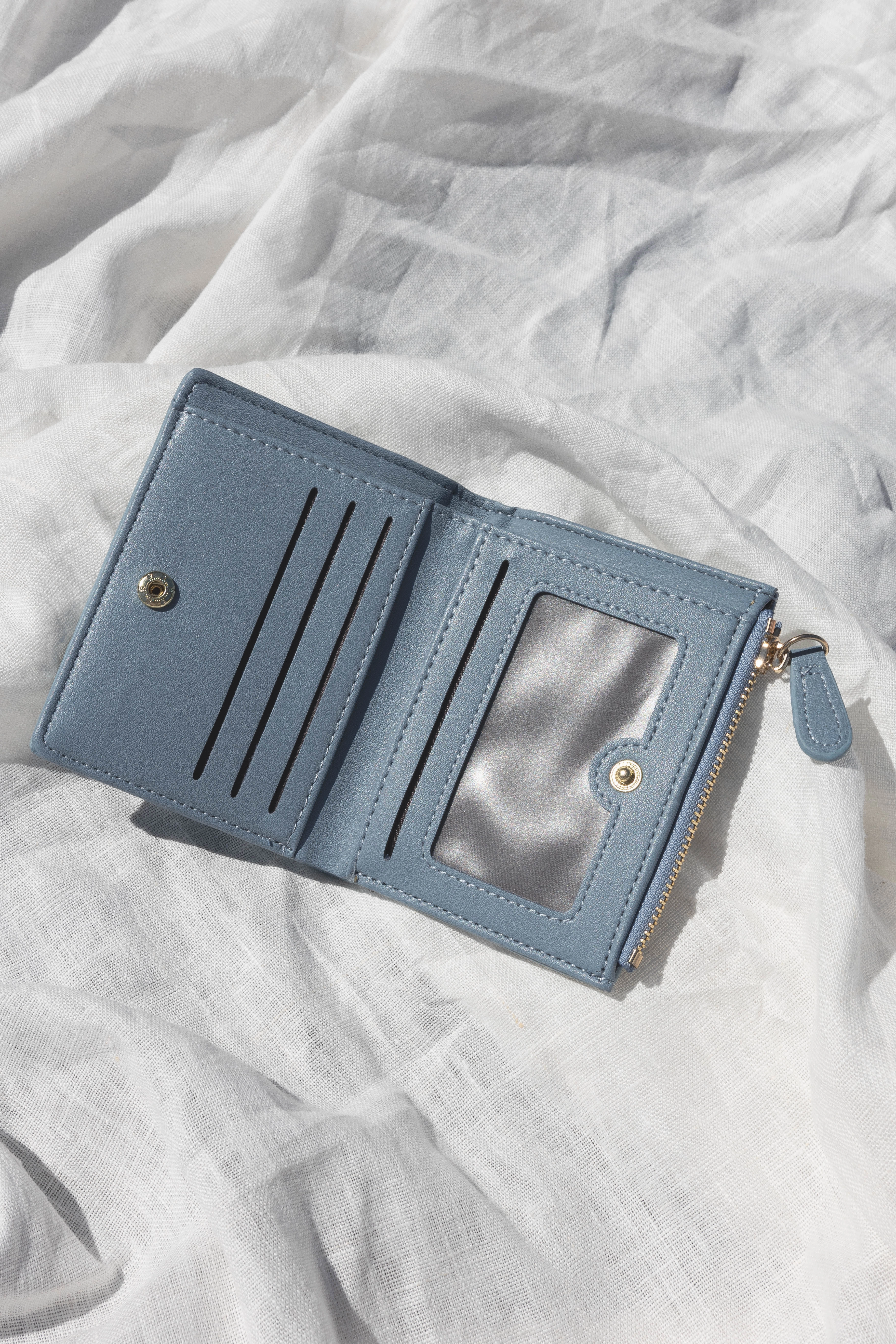 Libby Coin And Card Wallet - Blue