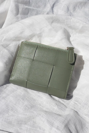 Libby Coin And Card Wallet - Olive