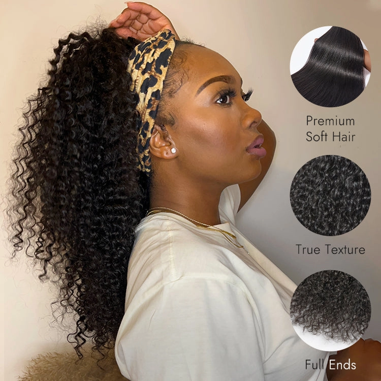 Luvme Too Easy Texture™ Wig Water Wave Glueless Headband Wig Flexi-Fit Drawstring (Get Free Trendy Headbands)