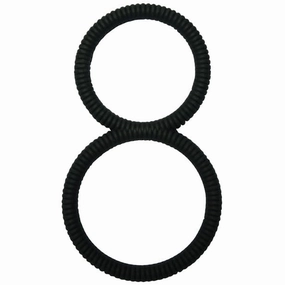 Malesation - Figure 8 Cock Ring (Black)