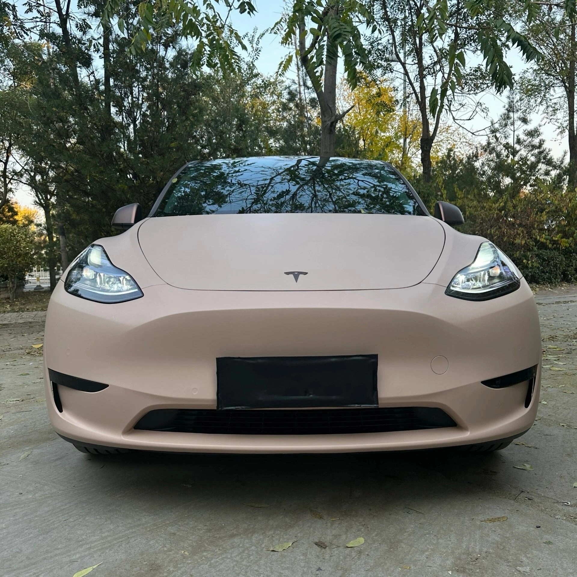 Matte Sand Yellow Vinyl Wrap