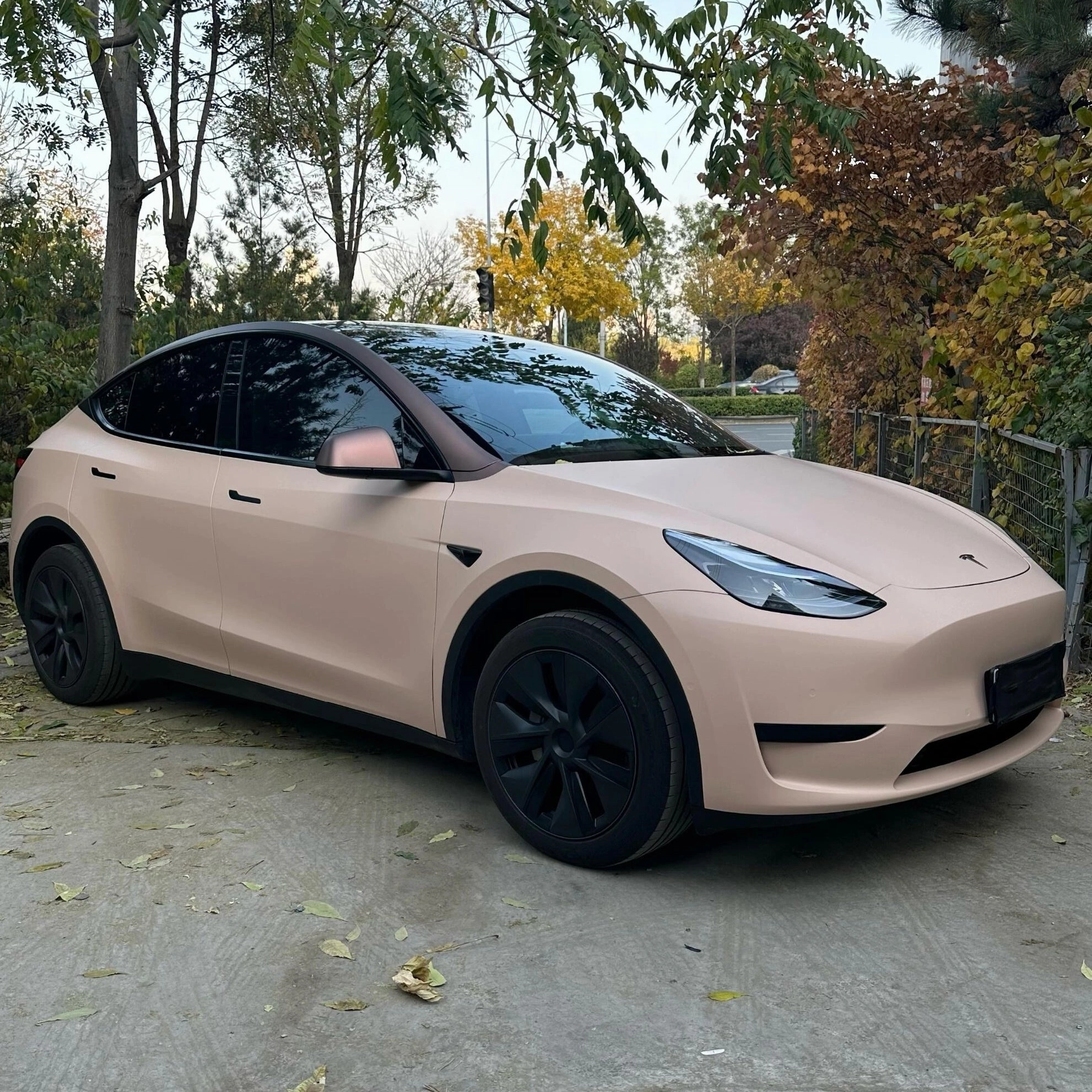 Matte Sand Yellow Vinyl Wrap