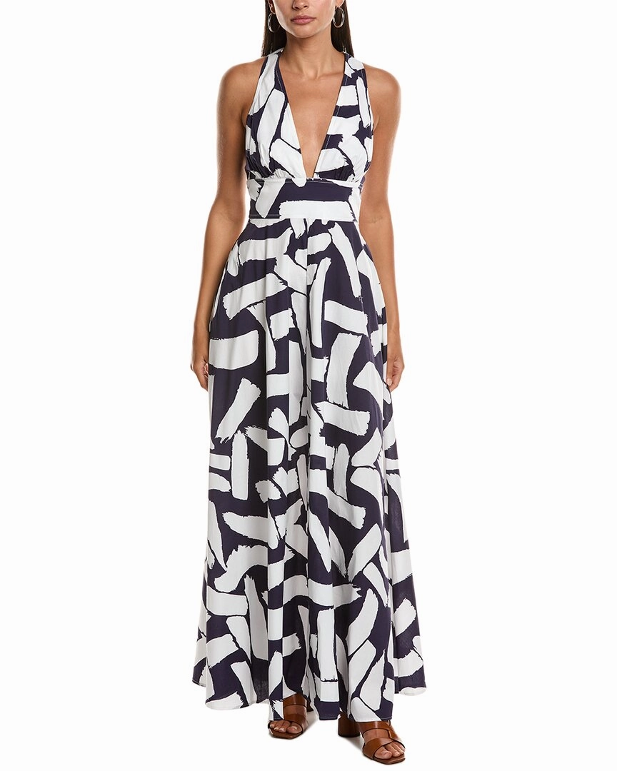 Milly Catarina Poplin Maxi Dress