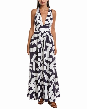 Milly Catarina Poplin Maxi Dress