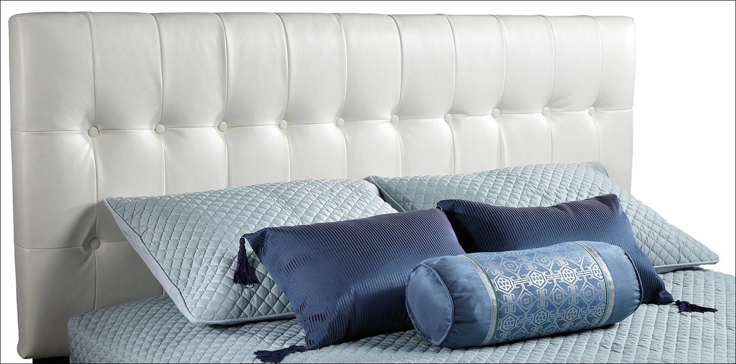 Moonlight Adjustable Queen Headboard - White