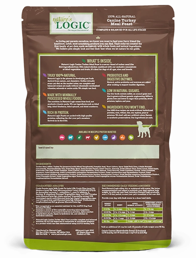 Nature's Logic Turkey Meal Feast Dry Dog Food