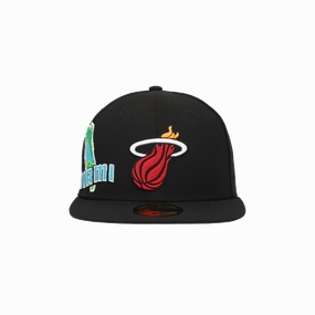 New Era Miami HEAT Stateview Fitted Hat
