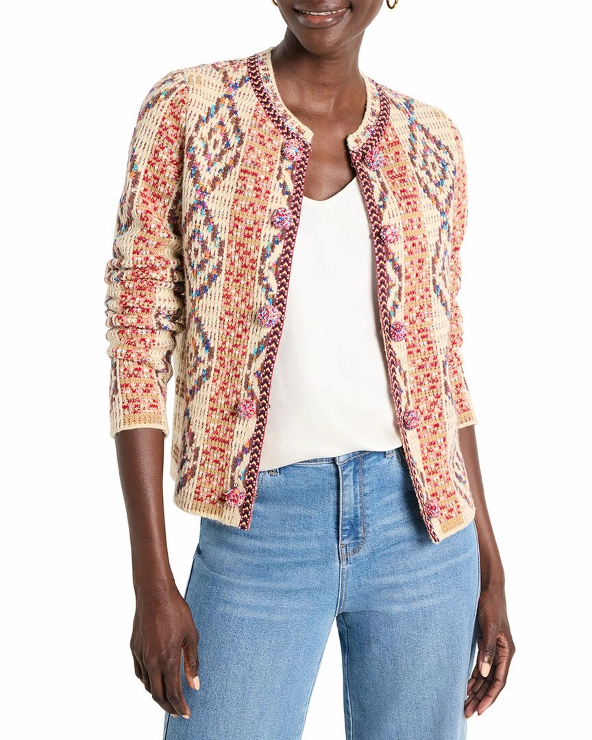 NIC   ZOE Color Weave Knit Jacket
