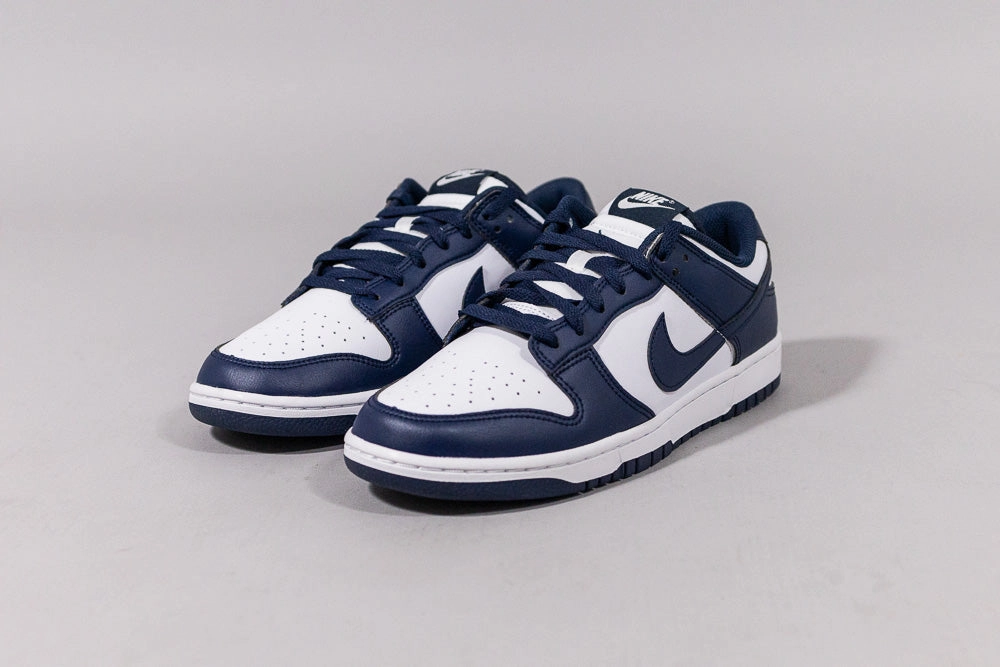 Nike Dunk Low Retro 'White and Midnight Navy'