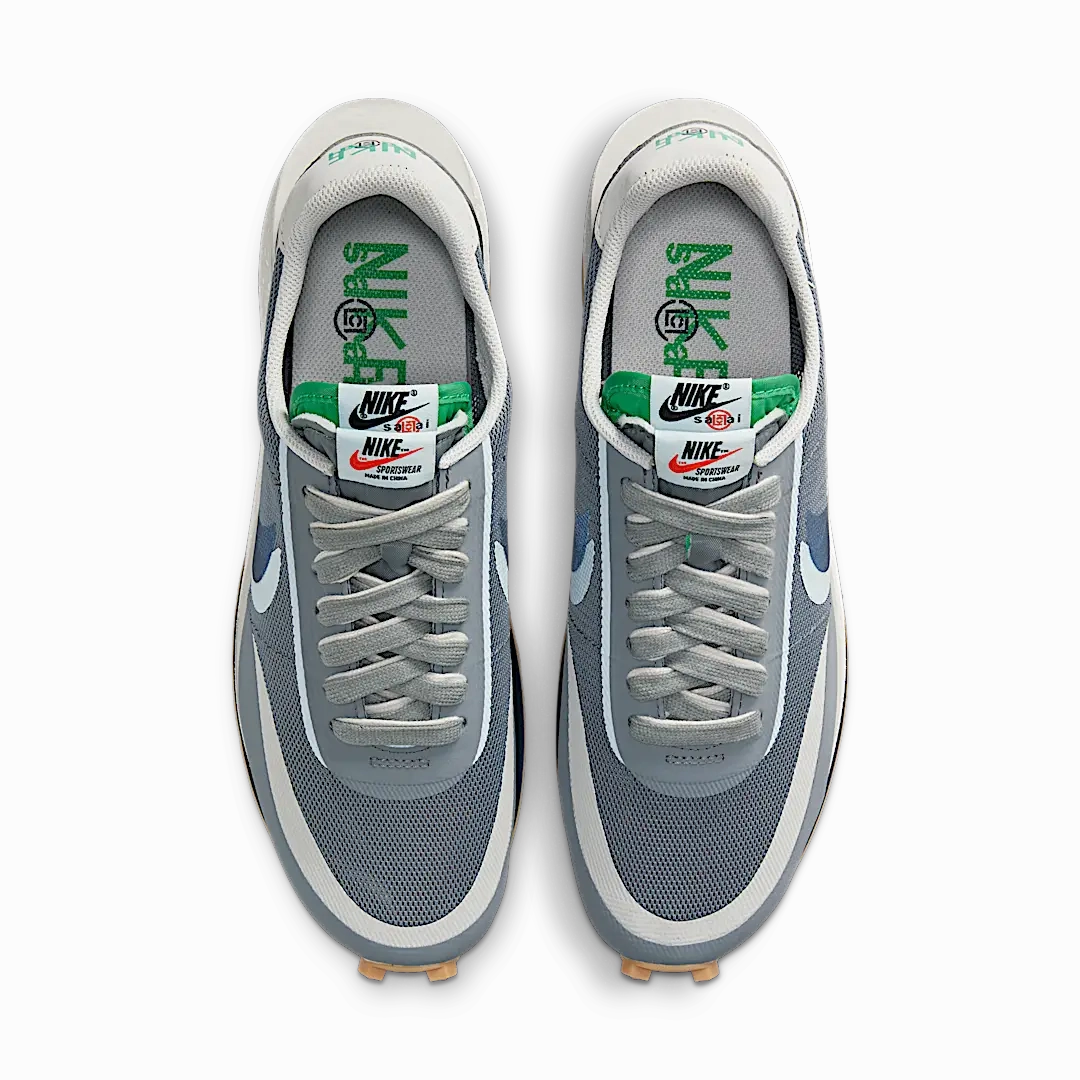 Nike LD Waffle sacai CLOT Kiss of Death 2 Cool Grey