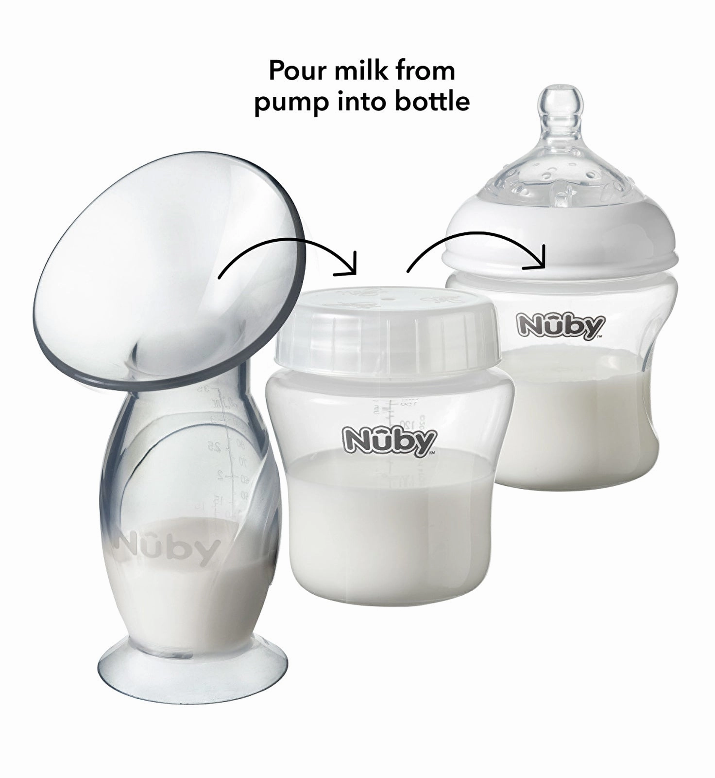 Nuby Silicone Manual Breast Pump