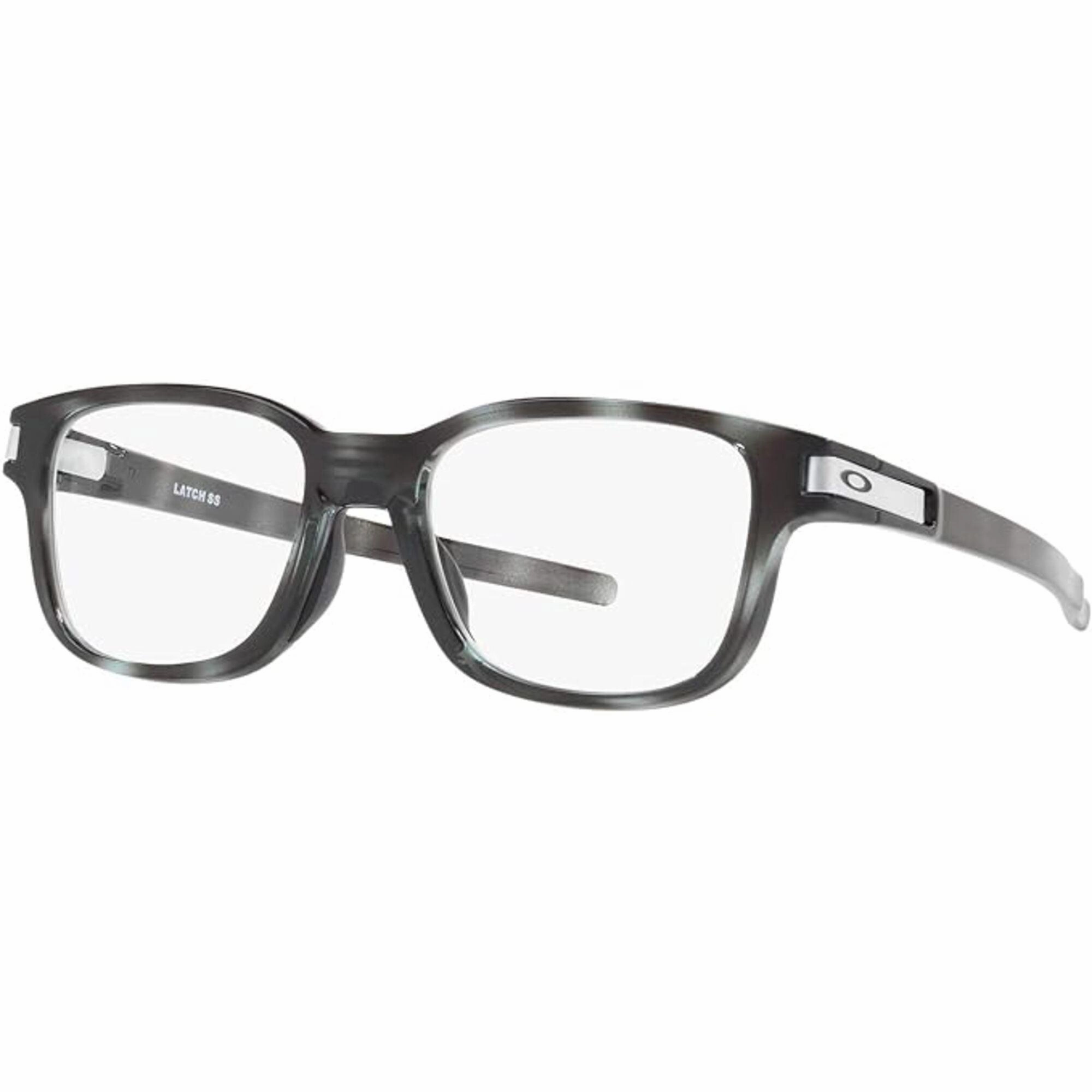 Oakley Women's Eyeglasses - Polished Grey Tort Plastic Square Frame | OAKLEY 0OX8114 3