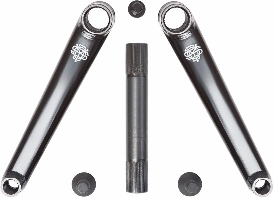 Odyssey Calibur V2 Crankset - 170mm, Right Hand/Left Hand Drive, Rust Proof Black