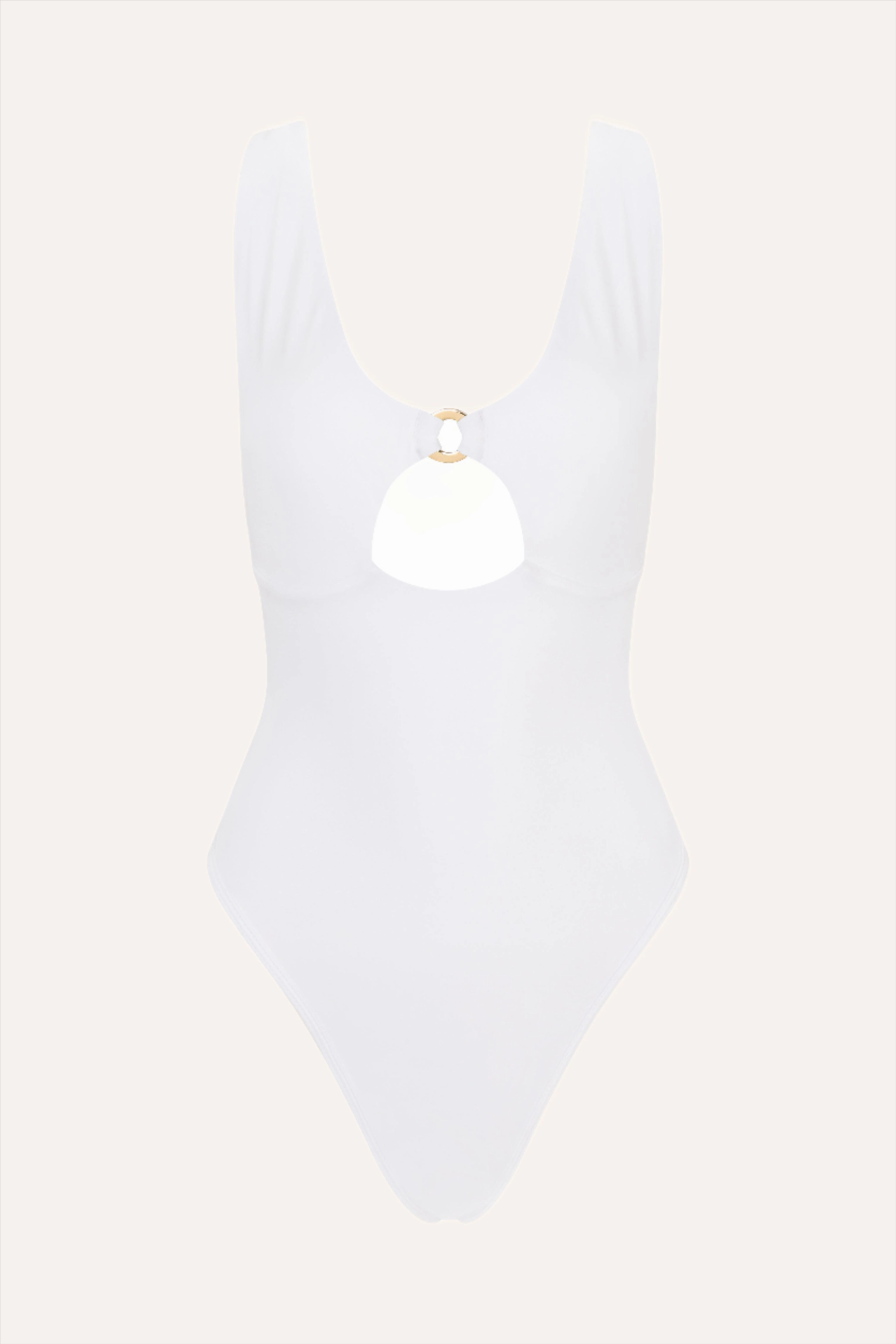 One Piece Cutout White