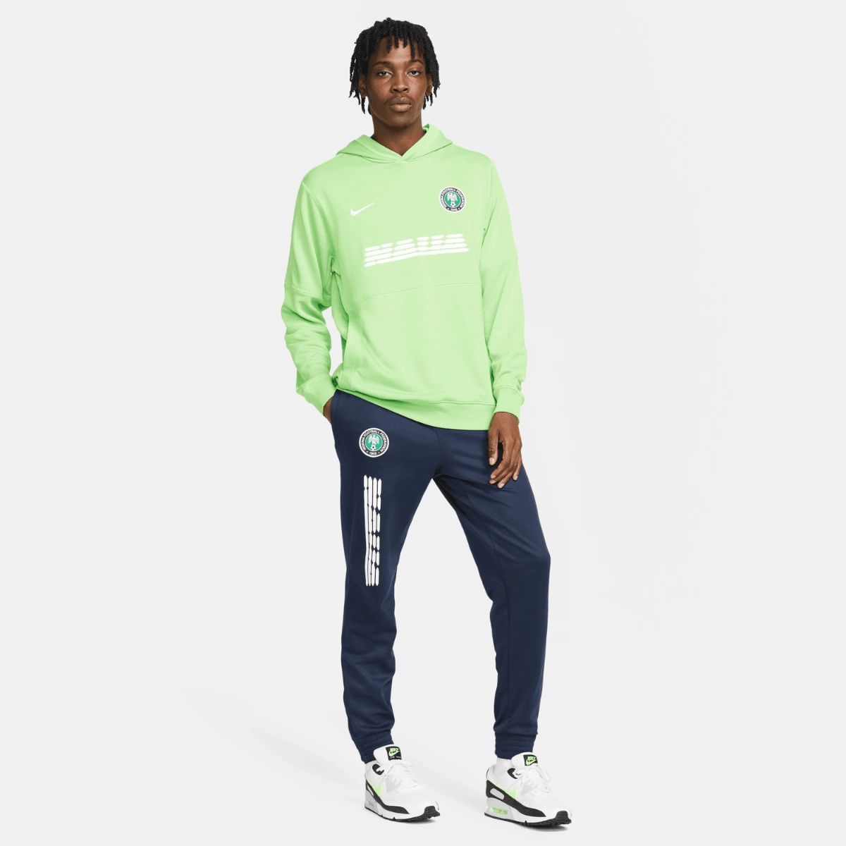 Pantalon d'entrainement Nigeria 2022 - Bleu/Blanc/Vert