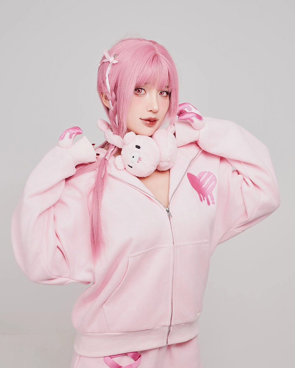 Pastel Winter Hoodie MOEFLAVOR x Gloomy Bear