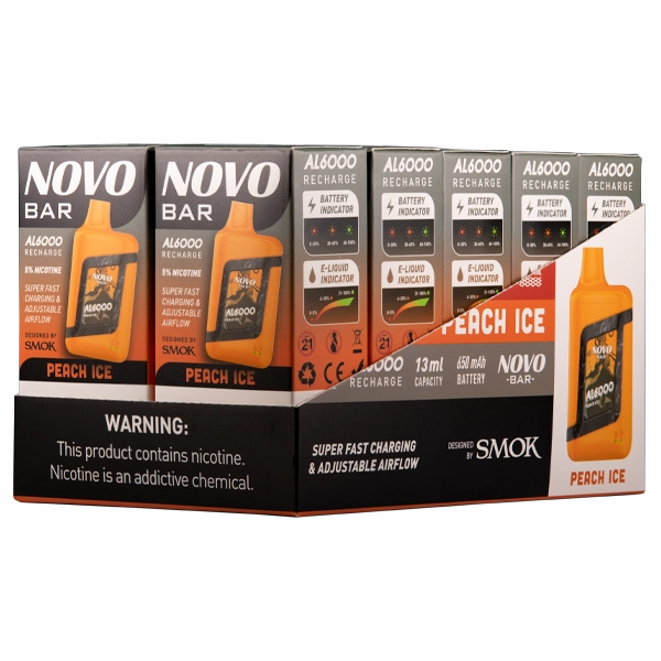 Peach Ice Novo Bar AL6000