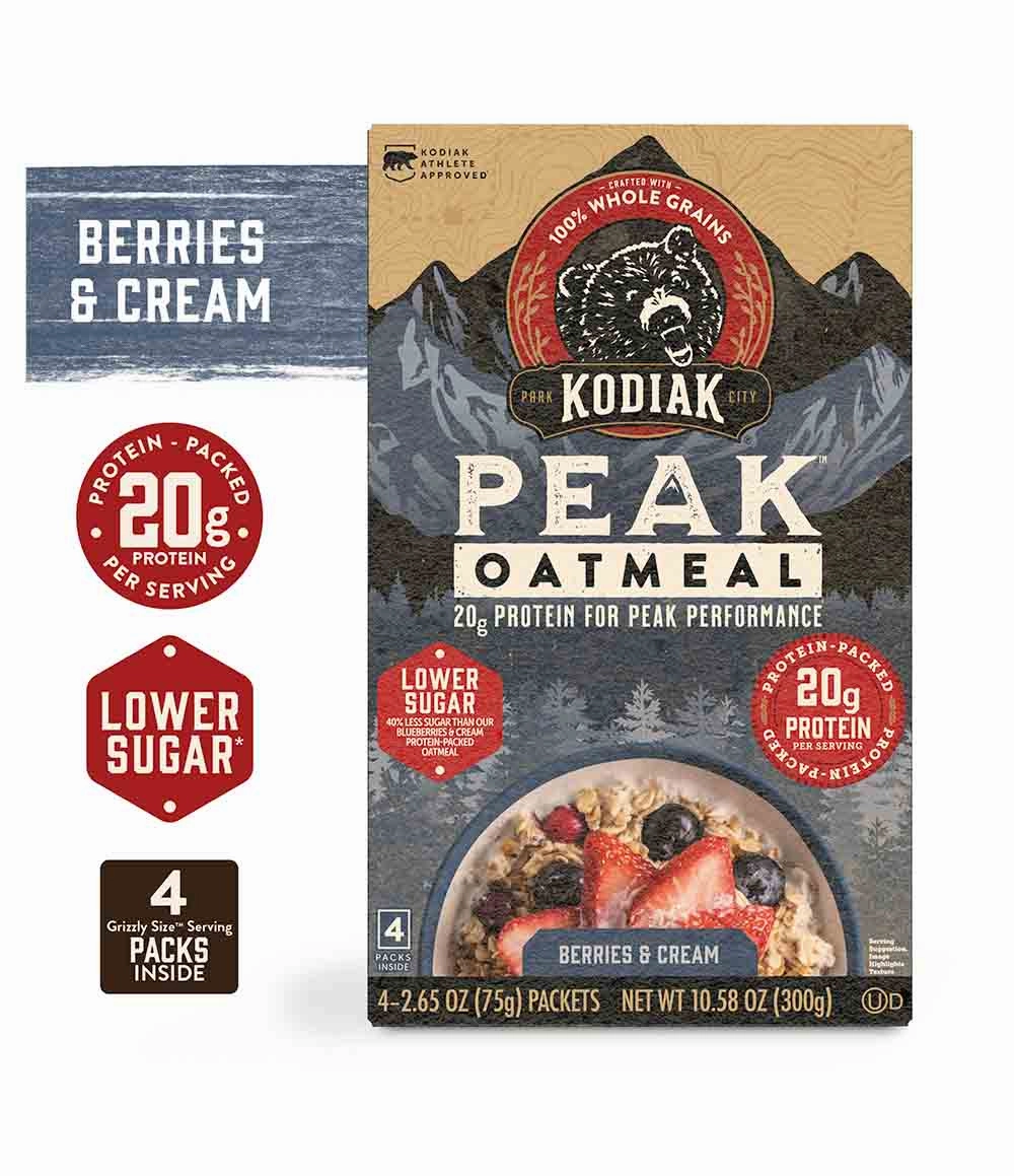 PEAK Oatmeal Berries & Cream