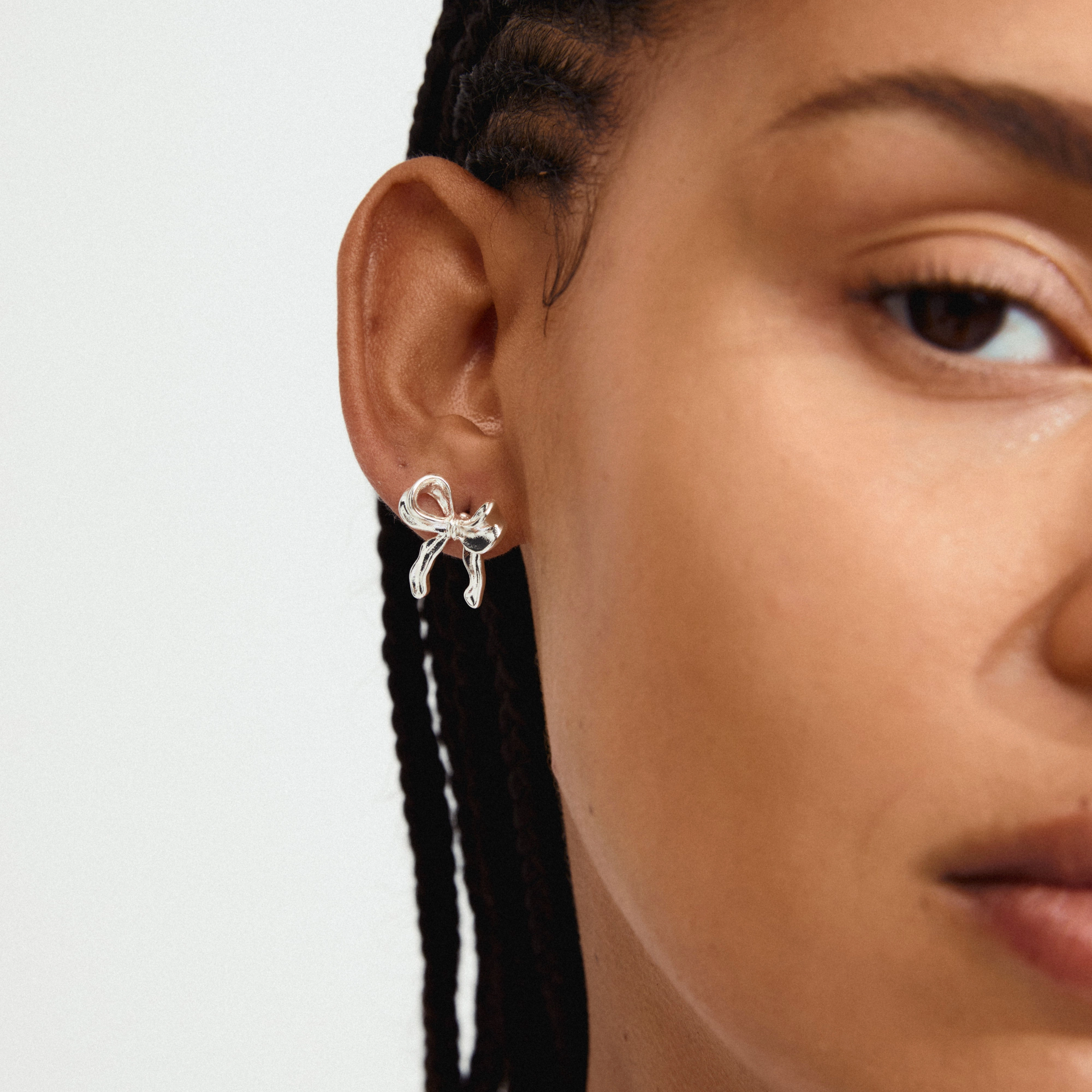 Pilgrim Cassian Recycled Earrings - Silver Plated