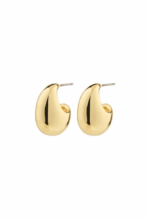 Pilgrim Intent Recycled Earrings Gold Plated
