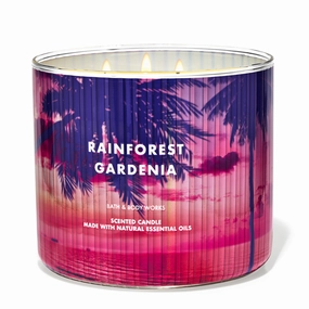 Rainforest Gardenia by Bath & Body Works 3-Wick Scented Candle
