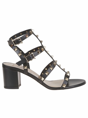 Rockstud Calfskin Sandals