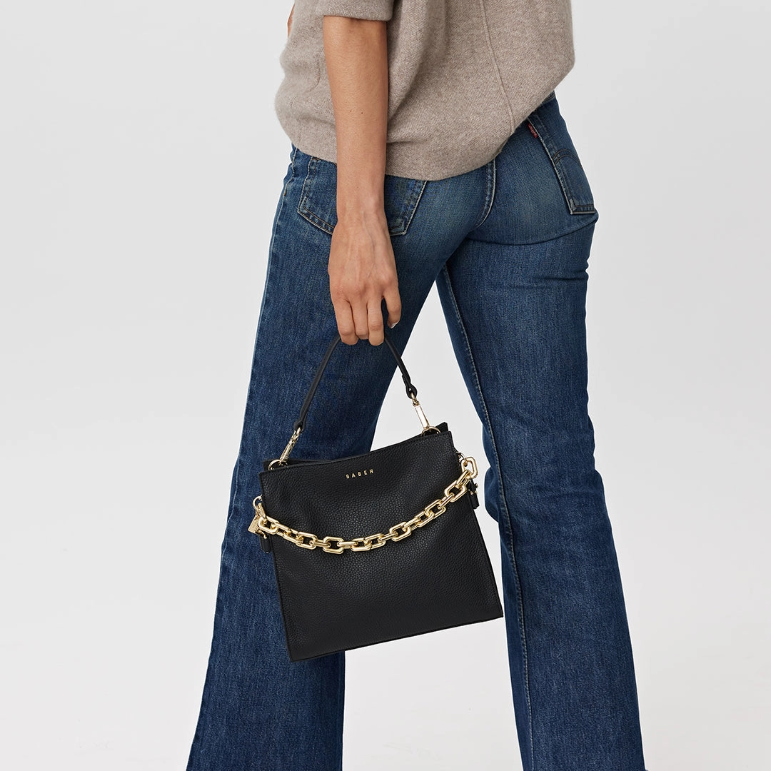 Saben Feature Handle Chunky Chain Gold