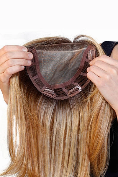 Sale - Belle Tress Toppers - Lace Front Mono Top Wave 18" (#7007) - Color: Chrome