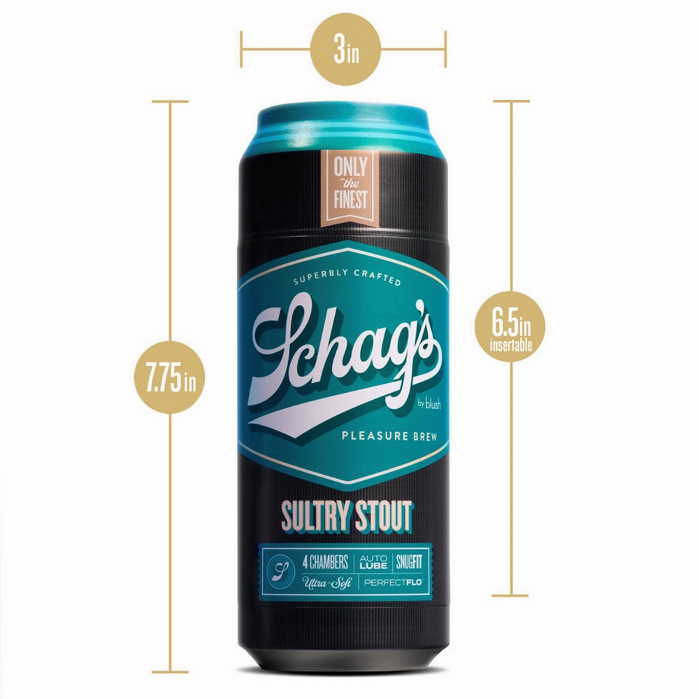 Schag's Sultry Stout Self-Lubricating Beer Can Masturbator