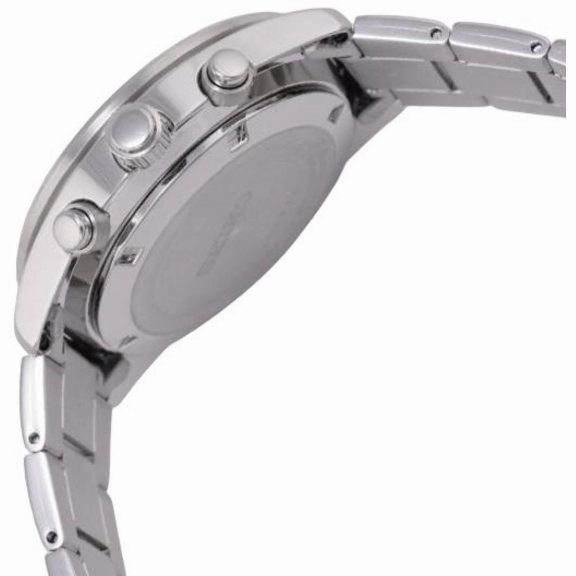 Seiko Men's Watch - Chronograph Black Dial Silver Stainless Steel Bracelet | SSB379P1