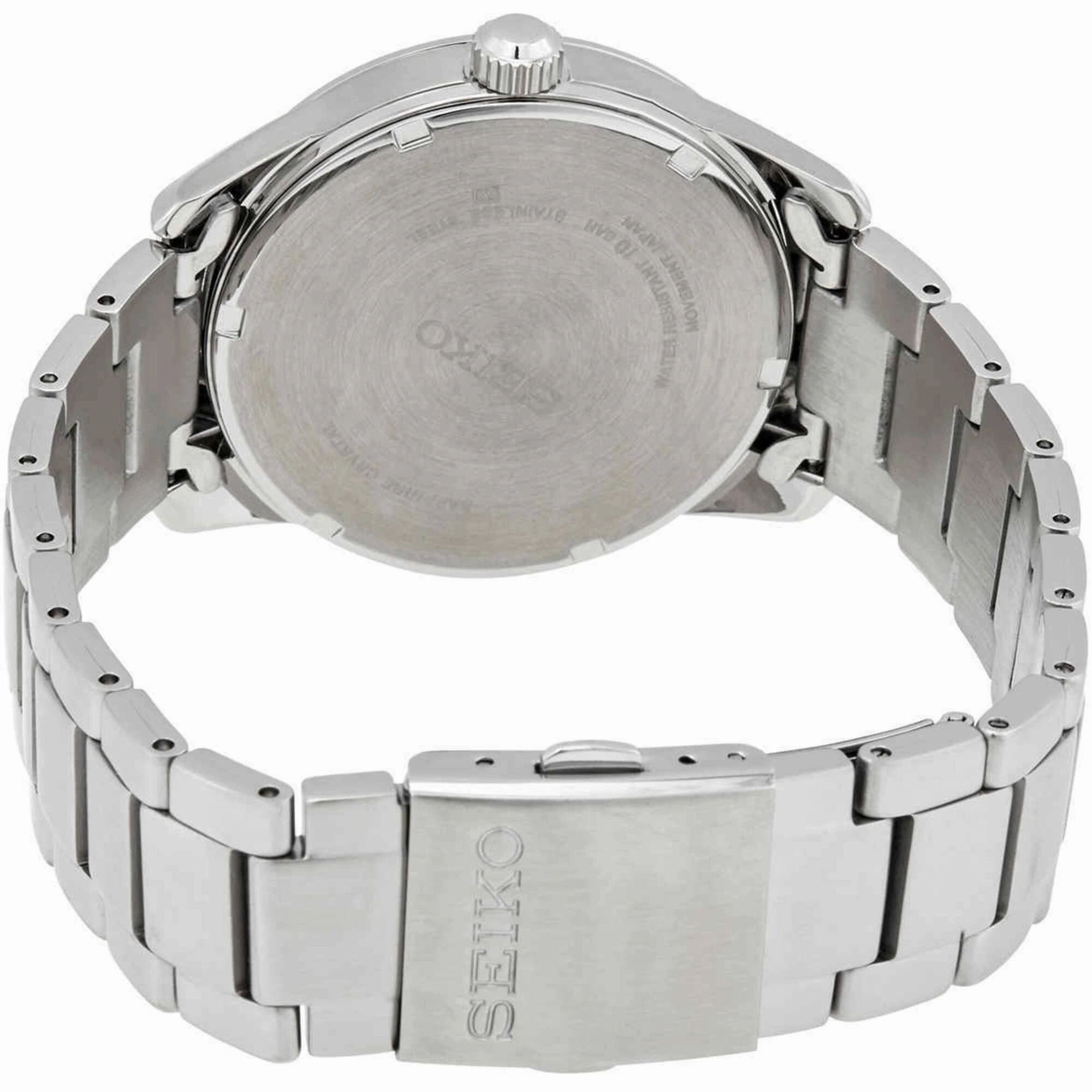 Seiko Men's Watch - Conceptual Solar Black Dial Stainless Steel Bracelet | SNE527
