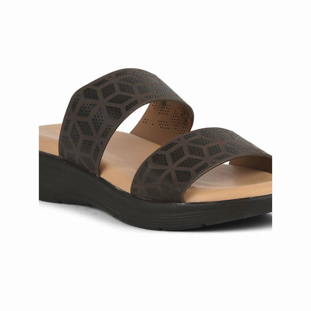 Senorita Casual (Brown) Slippers For Ladies SMT-5 By Liberty