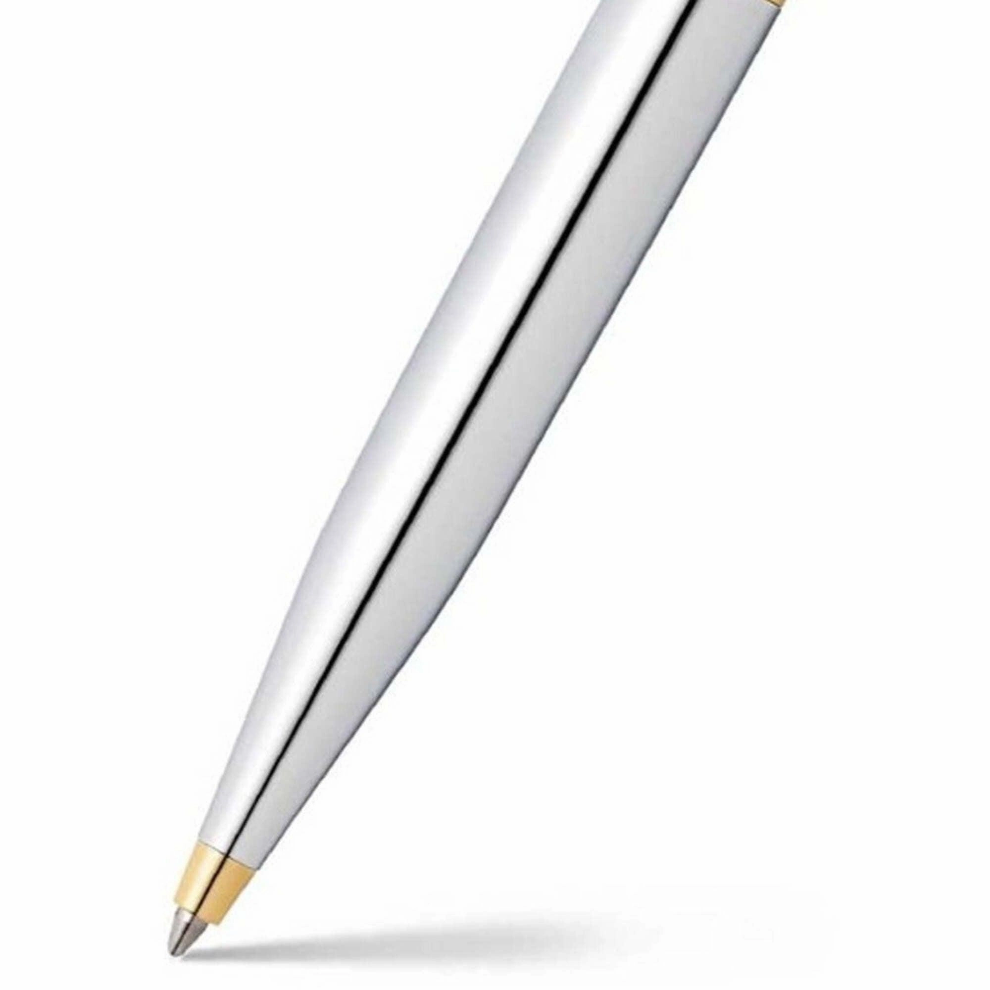 Sheaffer Ballpoint Pen - VFM Polished Chrome Finish with Gold Tone Trim | E2942251