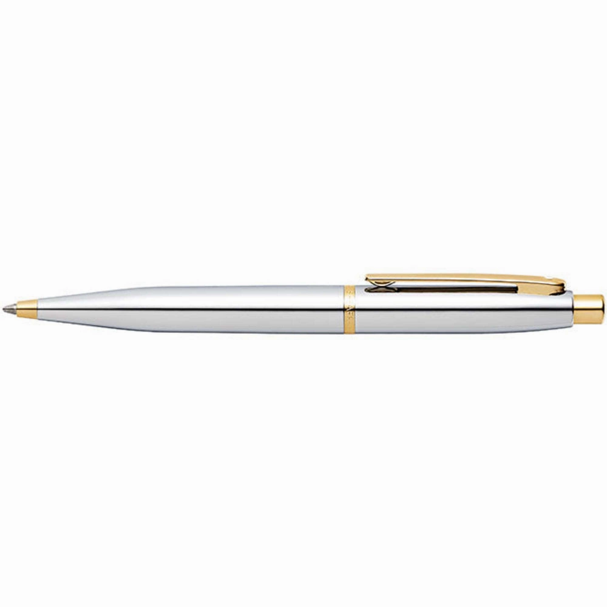 Sheaffer Ballpoint Pen - VFM Polished Chrome Finish with Gold Tone Trim | E2942251