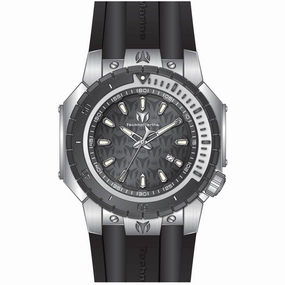 Technomarine Men's Watch - Manta Sea Quartz Gunmetal Dial Silicone Strap | TM-224006