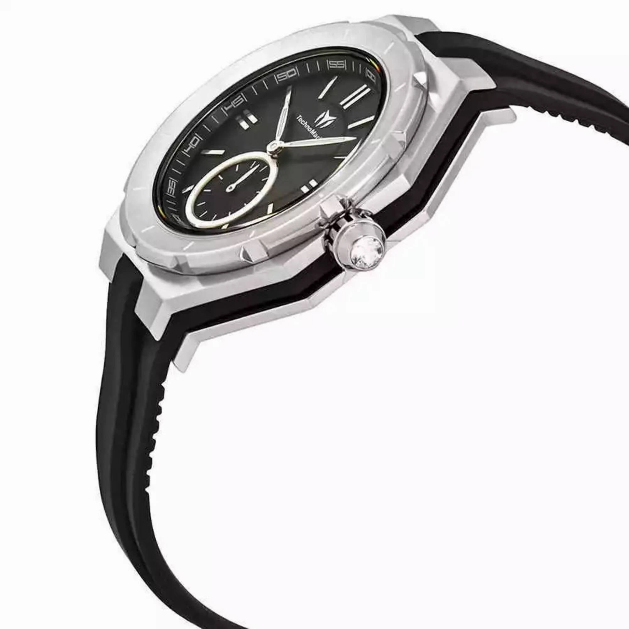Technomarine Women's Quartz Watch - Cruise Sea Black Dial Silver Tone Case | TM-118002