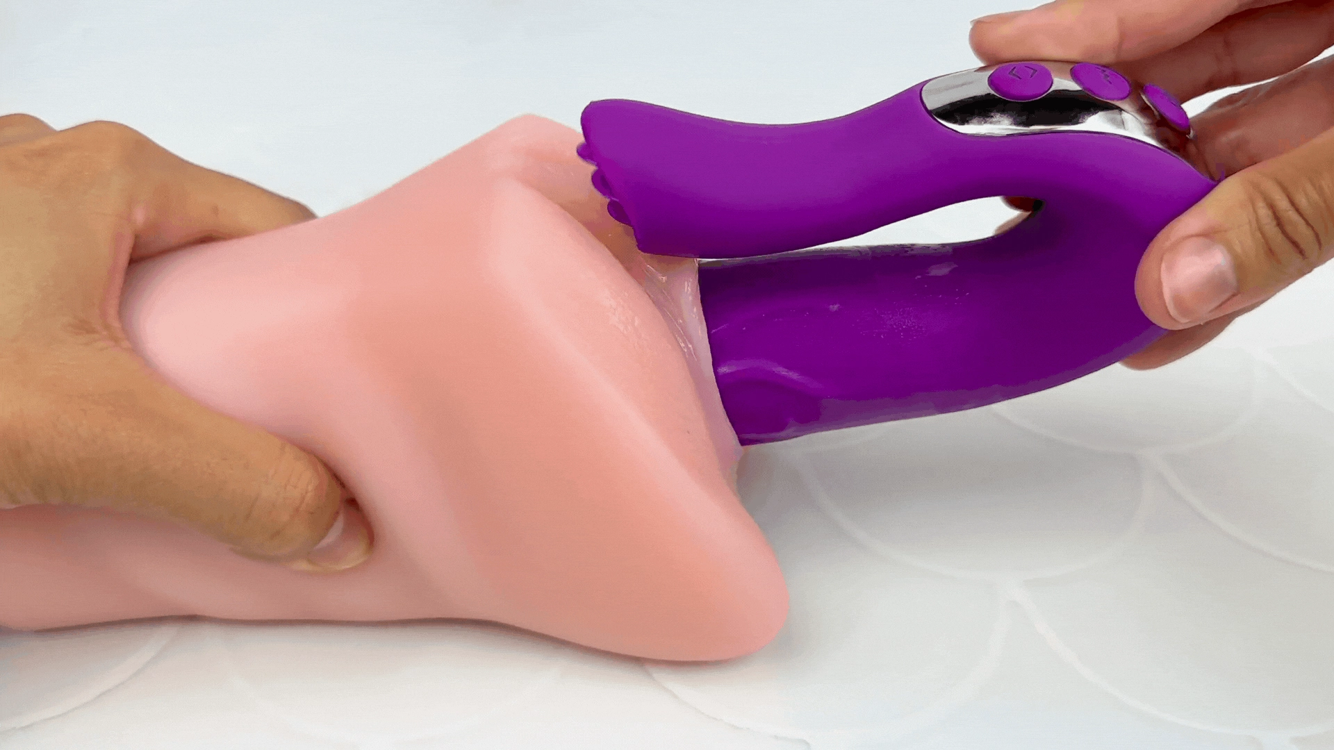 Temptation Fluttering Tongues Rotating Duo Vibrator