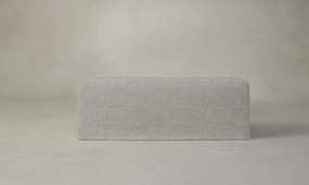 The Beacon Dining Bench - Heritage Belgian Linen Agate
