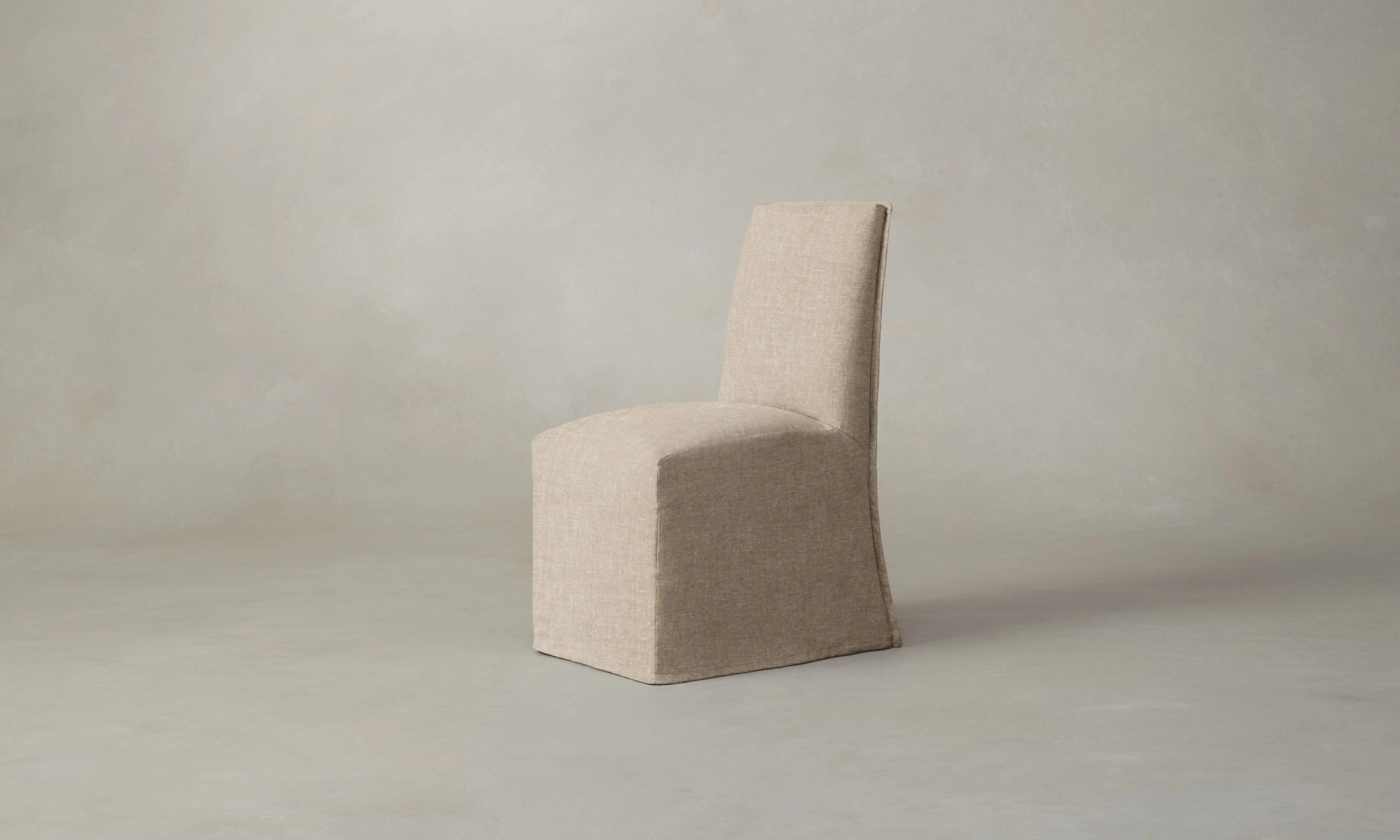 The Beacon Dining Chair - Heritage Belgian Linen Husk
