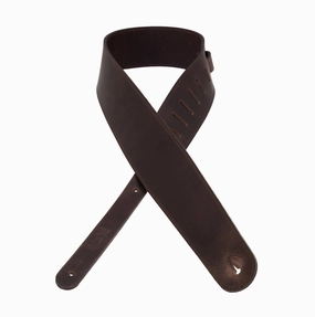 The Legend - Brown Heavyweight Smooth Full Grain Leather Guitar Strap
