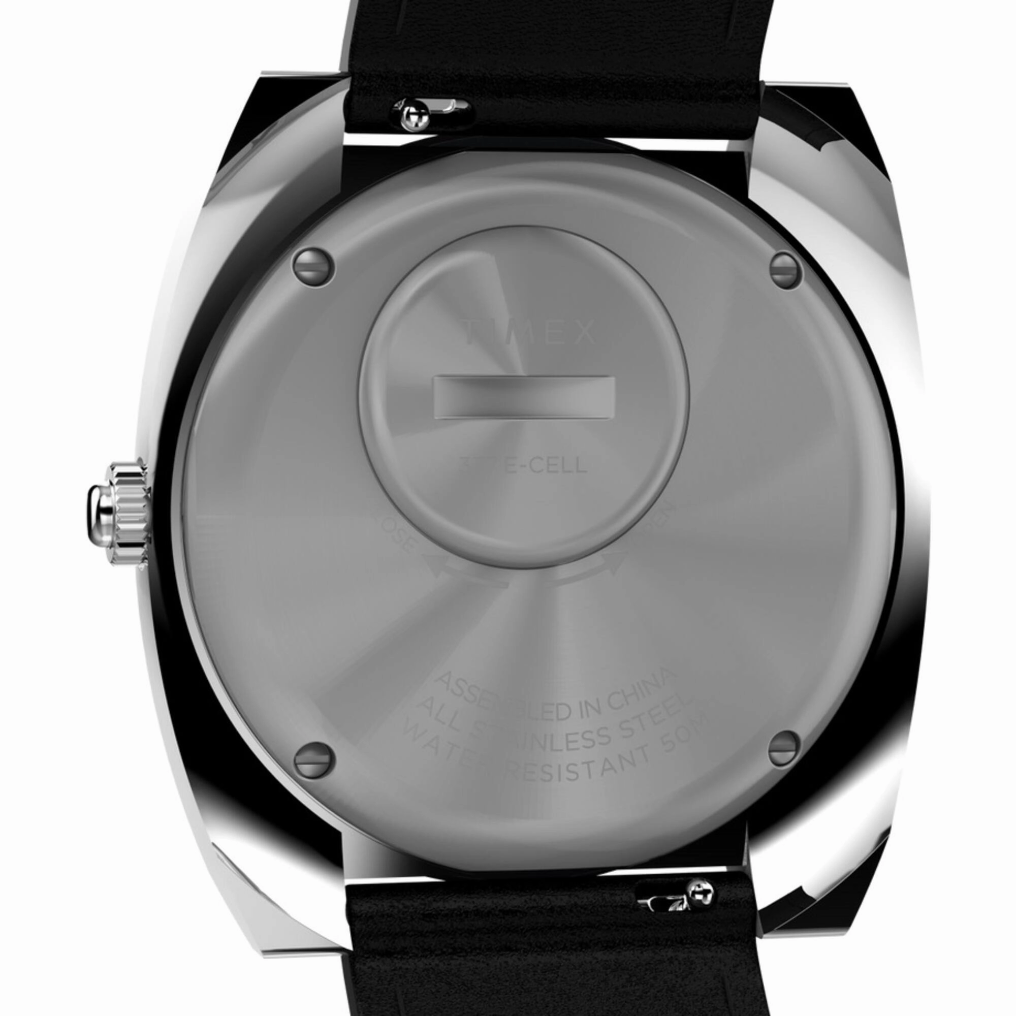 Timex Men's Quartz Watch - World Time Reissue Silver Tone Case Strap | TW2V69500V3
