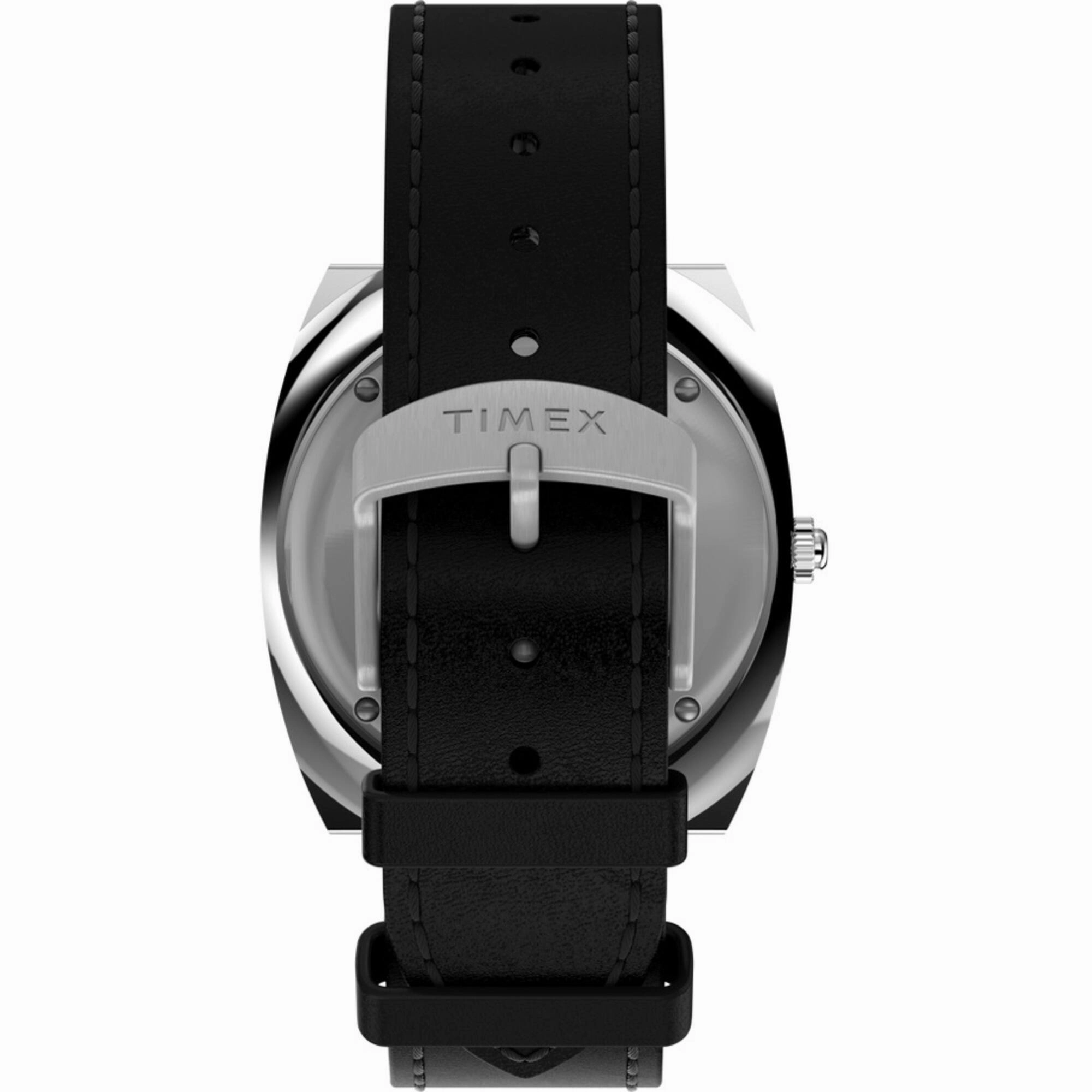 Timex Men's Quartz Watch - World Time Reissue Silver Tone Case Strap | TW2V69500V3