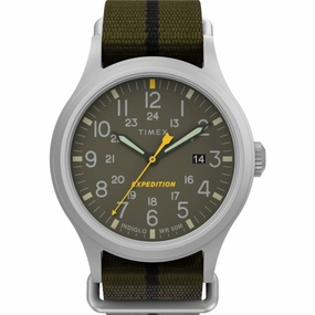 Timex Men's Watch - Expedition North Sierra Green Dial Fabric Strap | TW2V07700VQ