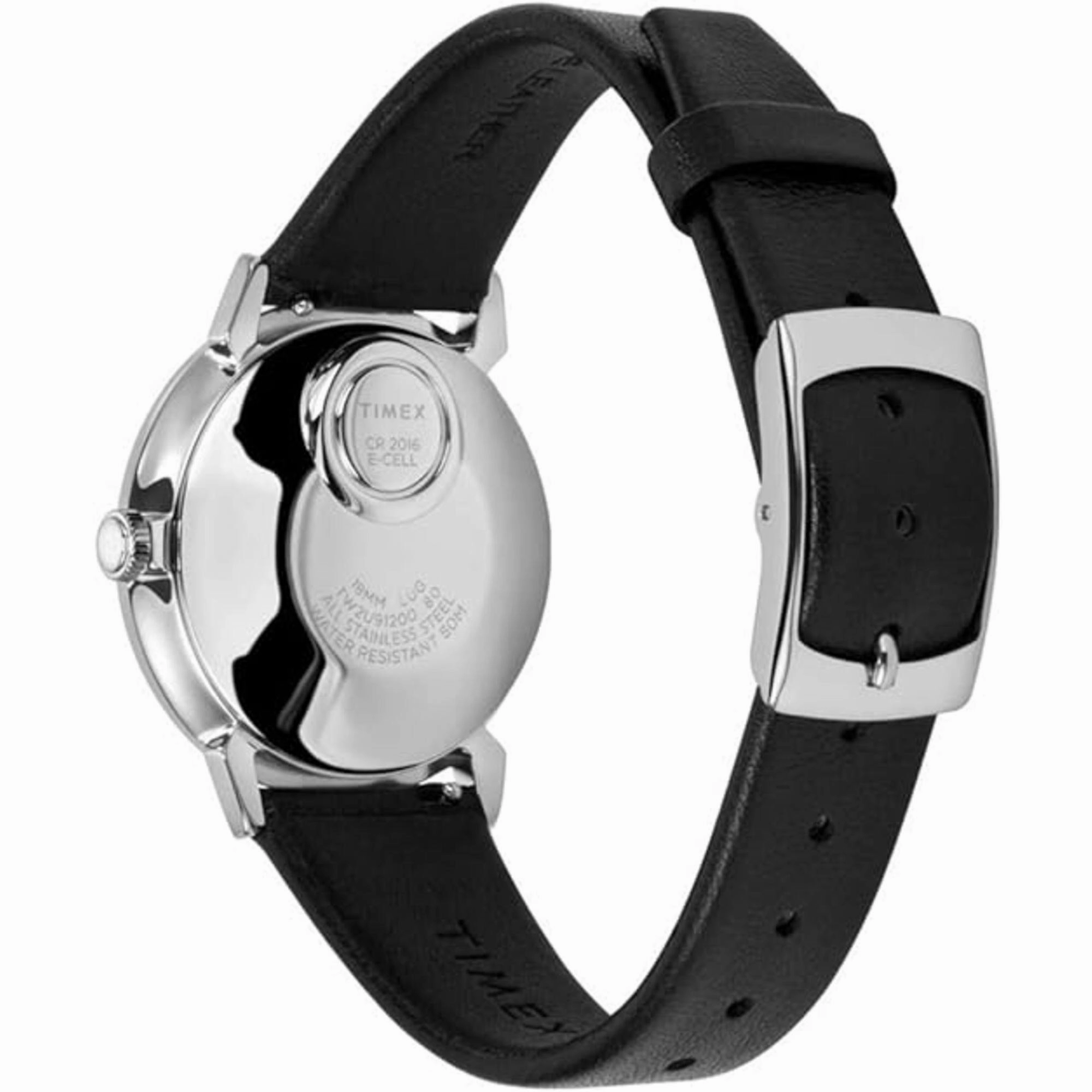 Timex Men's Watch - Q Timex Reissue Beige Dial Genuine Leather Strap | TW2U91200