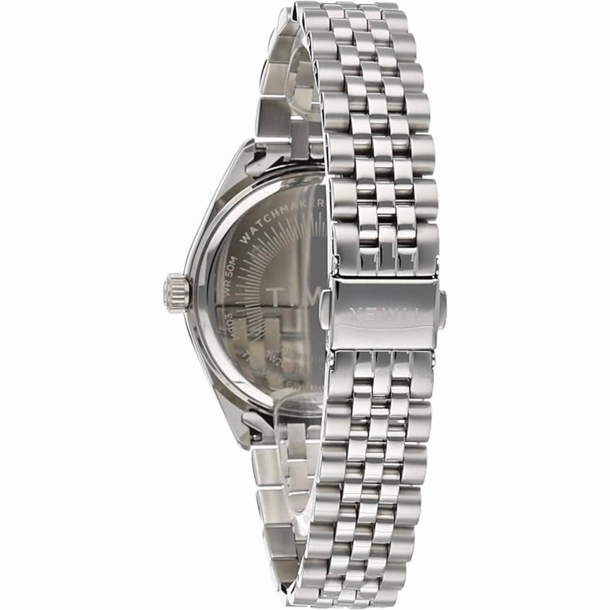 Timex Men's Watch - Waterbury Legacy Green Dial Stainless Steel Bracelet | TW2V18100VQ