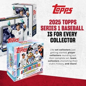 Topps 2025 Baseball Series 1 Celebration Mega Box - 25 Cards, MLB Stars & Rookies