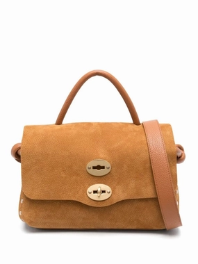 Torcello S Brown Suede Venezia Shoulder Bag