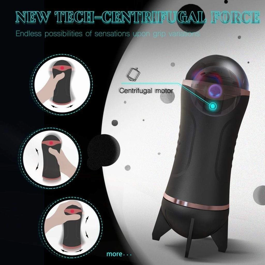 Tracy's Dog - Turboo Automatic Masturbator Cup (Black)