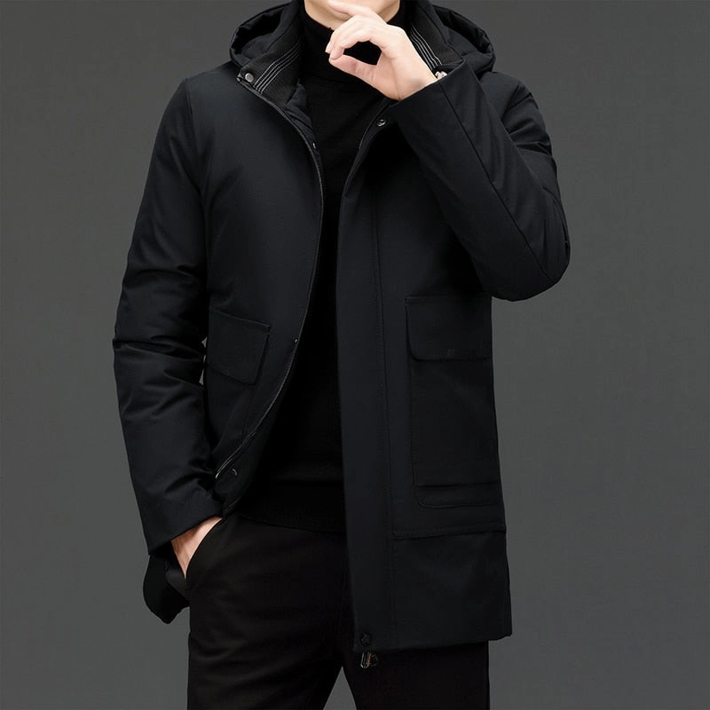 West Louis™ Top Grade Winter Designer Warm Windbreaker Coat