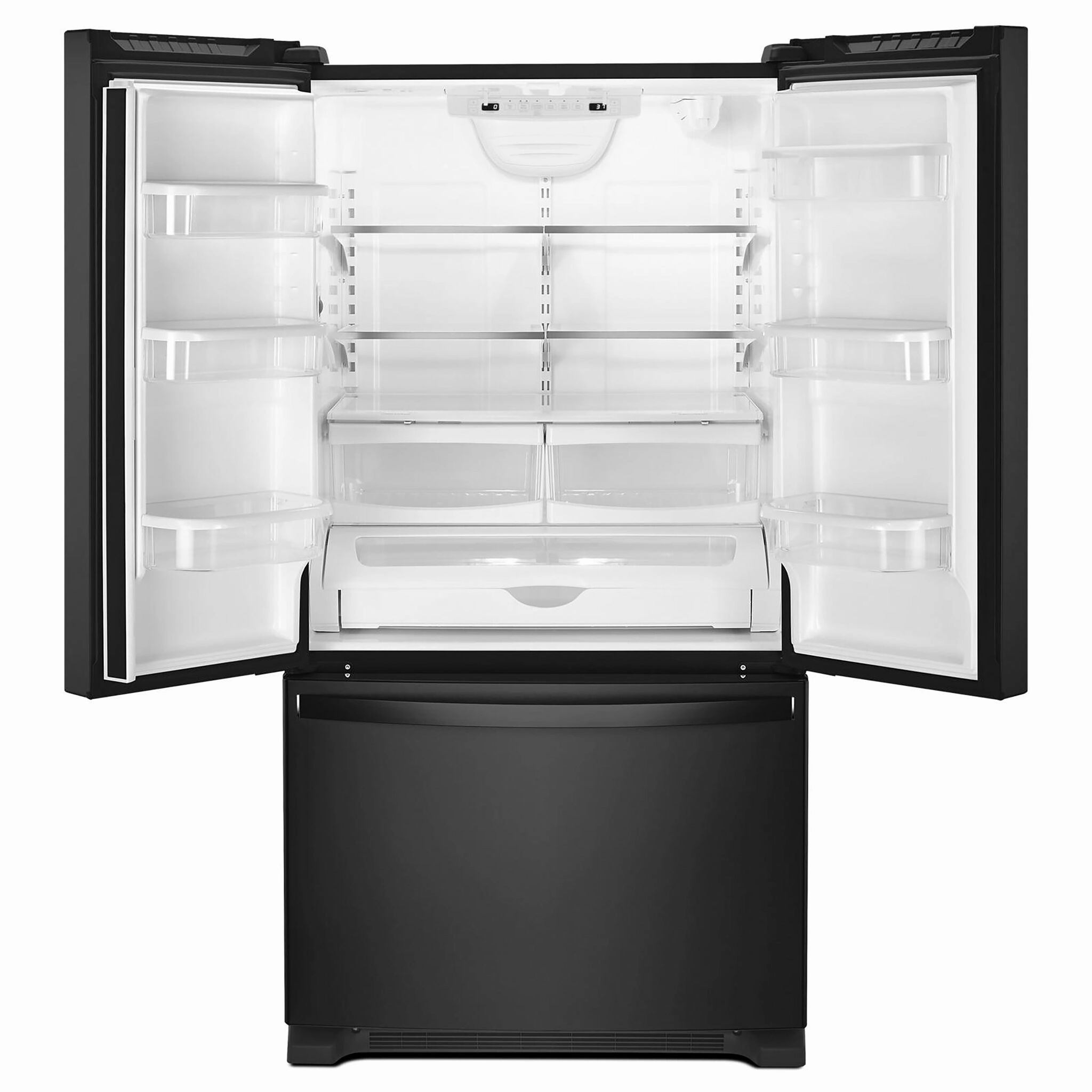 Whirlpool Black French Door Refrigerator (22 cu. ft.) - WRFF5333PB